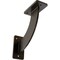 Ekena Millwork Bradford Steel Bracket, Antiqued Brass 2"W x 7"D x 7"H BKTM02X07X07BRABS - alternate 1